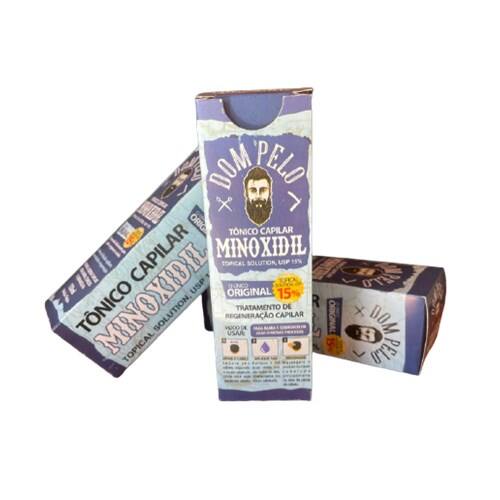 imagem de TONICO CAPILAR DOM PELO 120 ML 15% MINOXIDIL