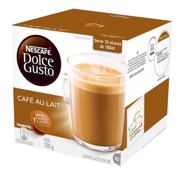 imagem de CAFE CAPSULA DOLCE GUSTO AU LAIT 110G