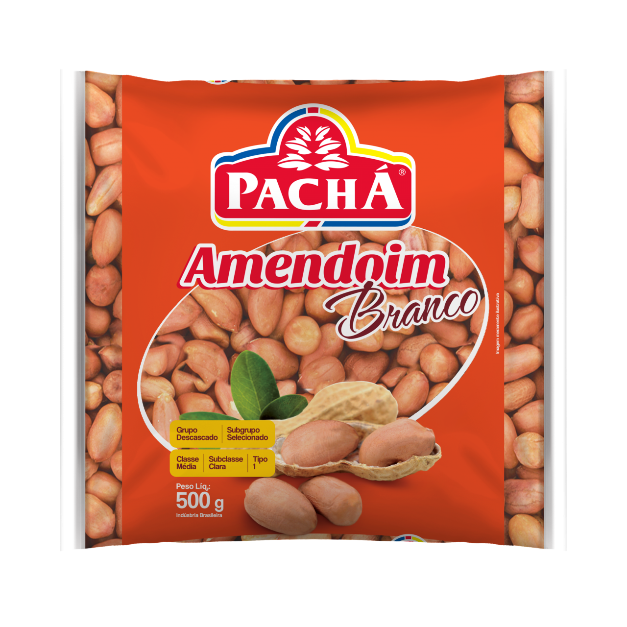 imagem de AMENDOIM BRANCO PACHA 500GR