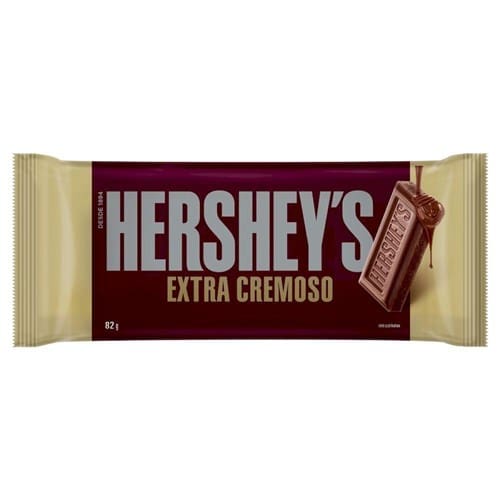 imagem de CHOC HERSHEYS BARRA  EXTRA CREMOSA 82G