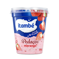 imagem de IOGURT ITAMBE PEDACOS MORANGO 450G