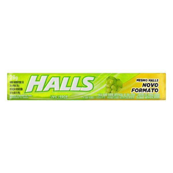 imagem de BALA HALLS UVA VERDE 28G