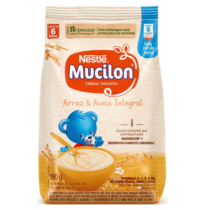 imagem de CEREAL MUCILON  AVEIA E ARROZ 180G SC