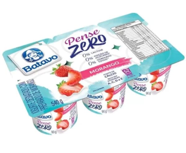 imagem de IOGURT BATAVO PENSE ZER MOR  510G