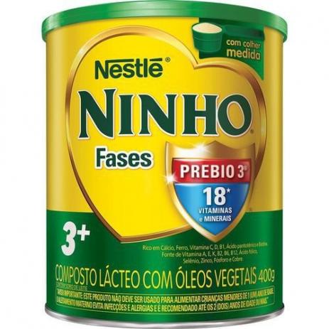 imagem de LEITE EM PO NINHO 400G FASES 3+