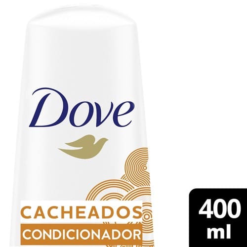 imagem de COND DOVE 400ML CACHEADO TEXTURAS REAIS