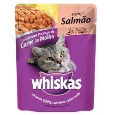 imagem de RACAO GATO WHISKAS ADULTO SALMAO 85G