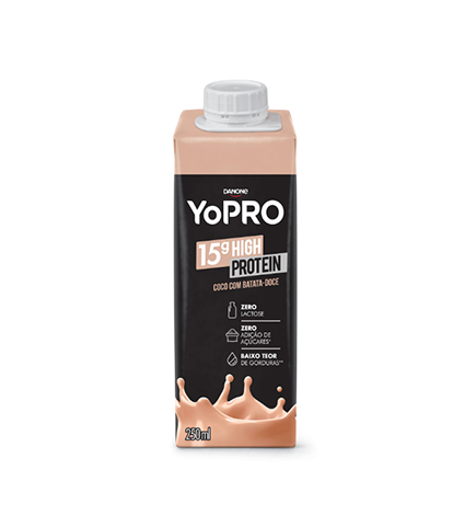 imagem de BEB LACTEA YOPRO PROTEIN BATATA DOCE 250ML