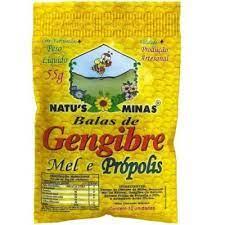 imagem de BALA DE GENGIBRE C  MEL E PROPOLIS 55 GR