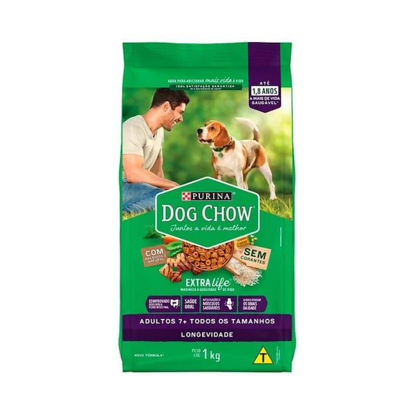 imagem de RACAO CACHO  DOG CHOW LIFE  1KG