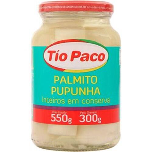 imagem de PALMITO TIO PACO PUPUNHA 300G INTEIRO