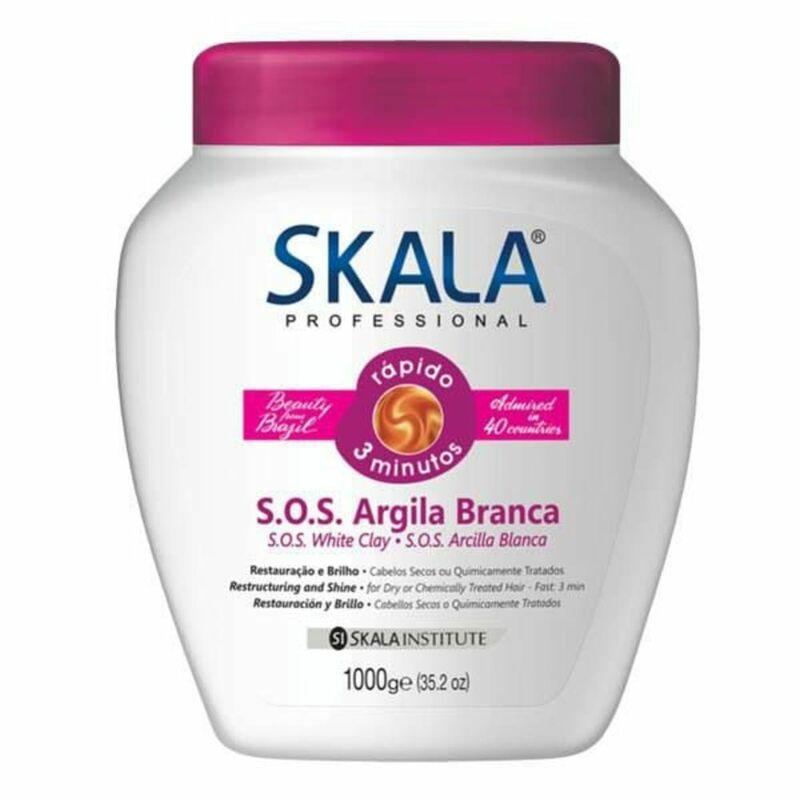 imagem de MASC CAP SKALA S.O.S PLUS ARGILA BRANCA 1KG