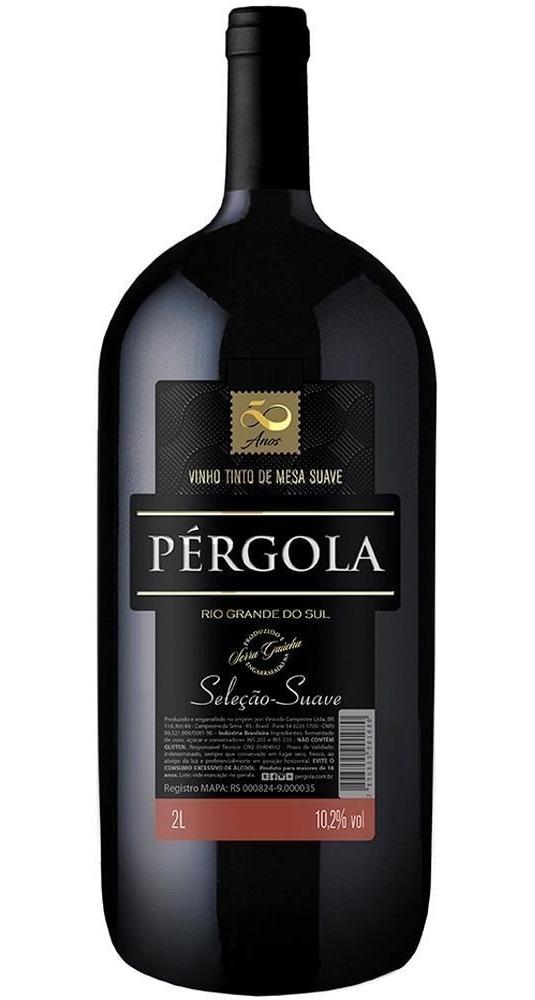 imagem de VINHO PERGOLA TINTO SUAVE 2L