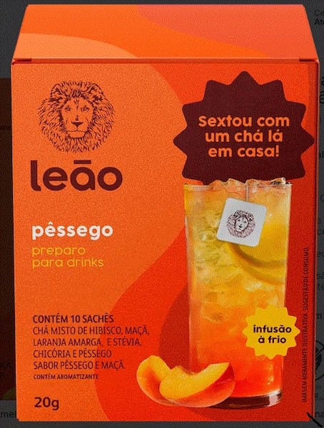 imagem de CHA LEAO FUZE  DRINKS  PESSEGO  20G