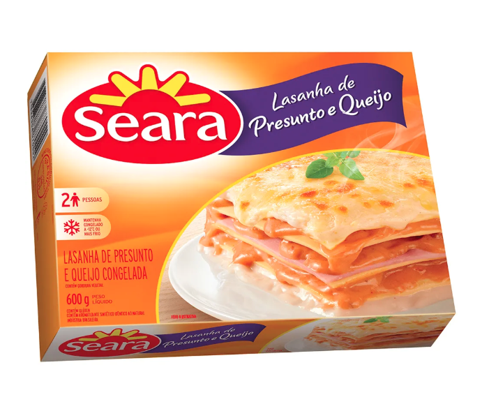 imagem de LASANHA SEARA PRES QUEIJO 600G