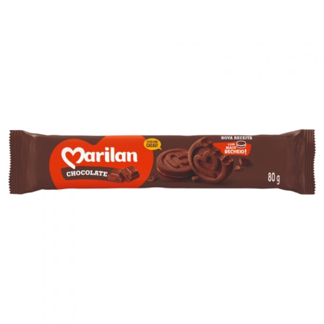 imagem de BISC MARILAN RECHEADO CHOCOLATE 80GR