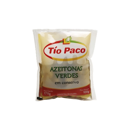 imagem de AZEITONAS TIO PACO VERDES SC 150G