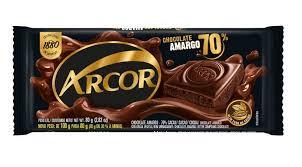 imagem de CHOC ARCOR BARRA AMARGO INSPIRATION  70% 80G