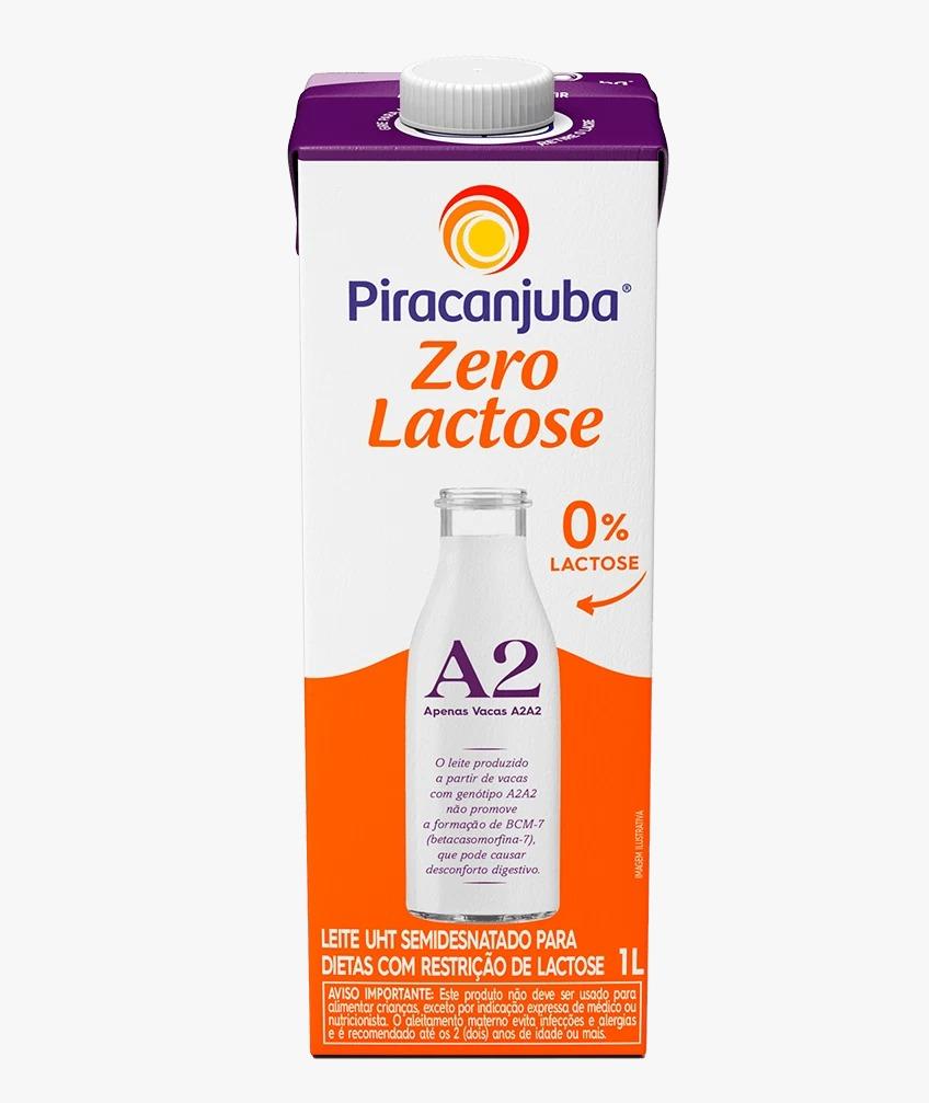 imagem de LEITE PIRACANJUBA SEMI ZERO LACTOSE  A2  1L