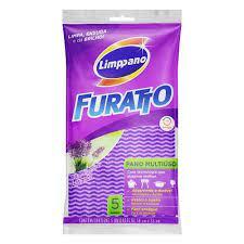 imagem de PANO MULTIUSO LIMPPANO FURATTO LAVANDA  5UN