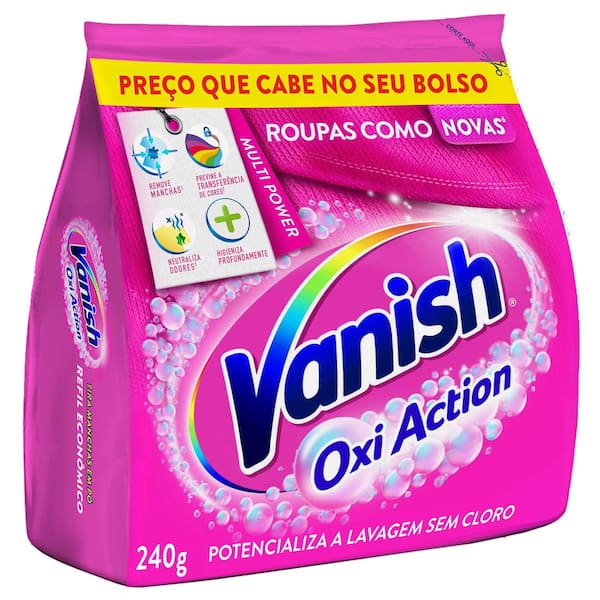 imagem de ALVEJANTE VANISH PINK REFIL SC 240G