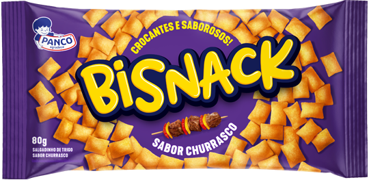 imagem de SALGADINHO BISNACK CHURRASCO 80G