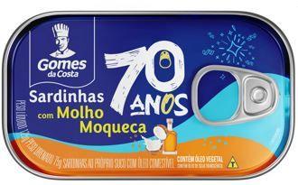 imagem de SARDINHA GOMES COSTA MOLHO MOQUECA 125G