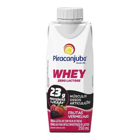 imagem de BEB PIRACANJUBA WHEY ZL F VERMEL 250ML
