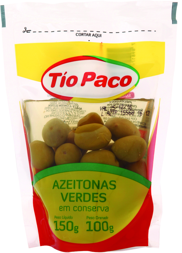 imagem de AZEITONA TIO PACO VERDE FATIADA 80G