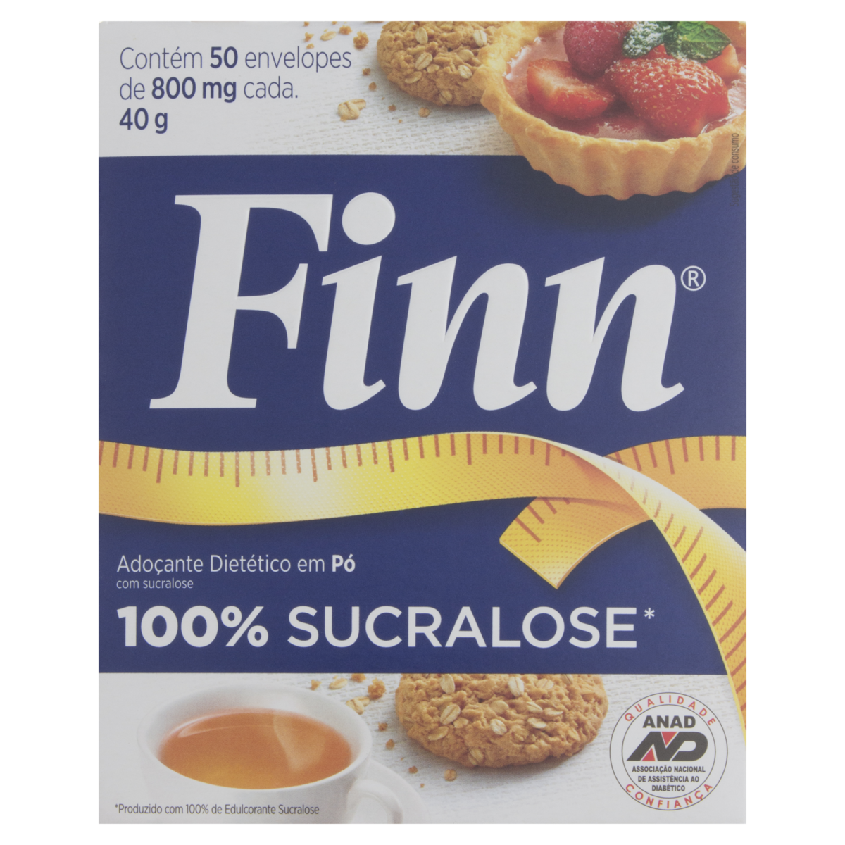 imagem de ADOC FINN EM PO SUCRALOSE  50UN