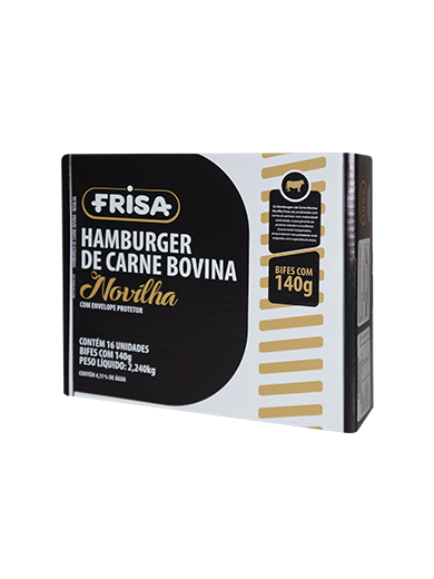 imagem de HAMBURGUER FRISA NOVILHA 140G