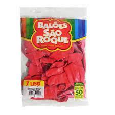 imagem de BALAO SAO ROQUE VERMELHO 50UN