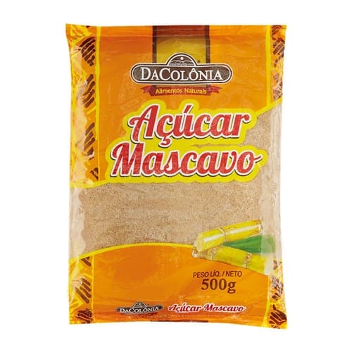 imagem de ACUCAR MASCAVO DACOLONIA 500G