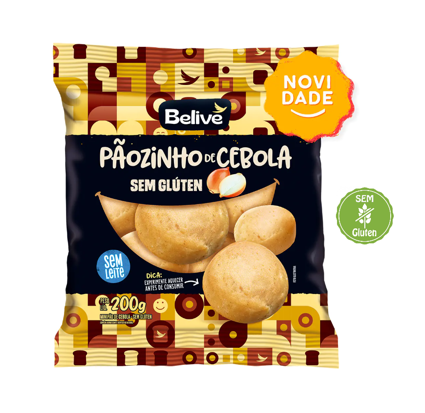 imagem de BISNAG BELIVE CEBOLA S/  GLUTEN 200G