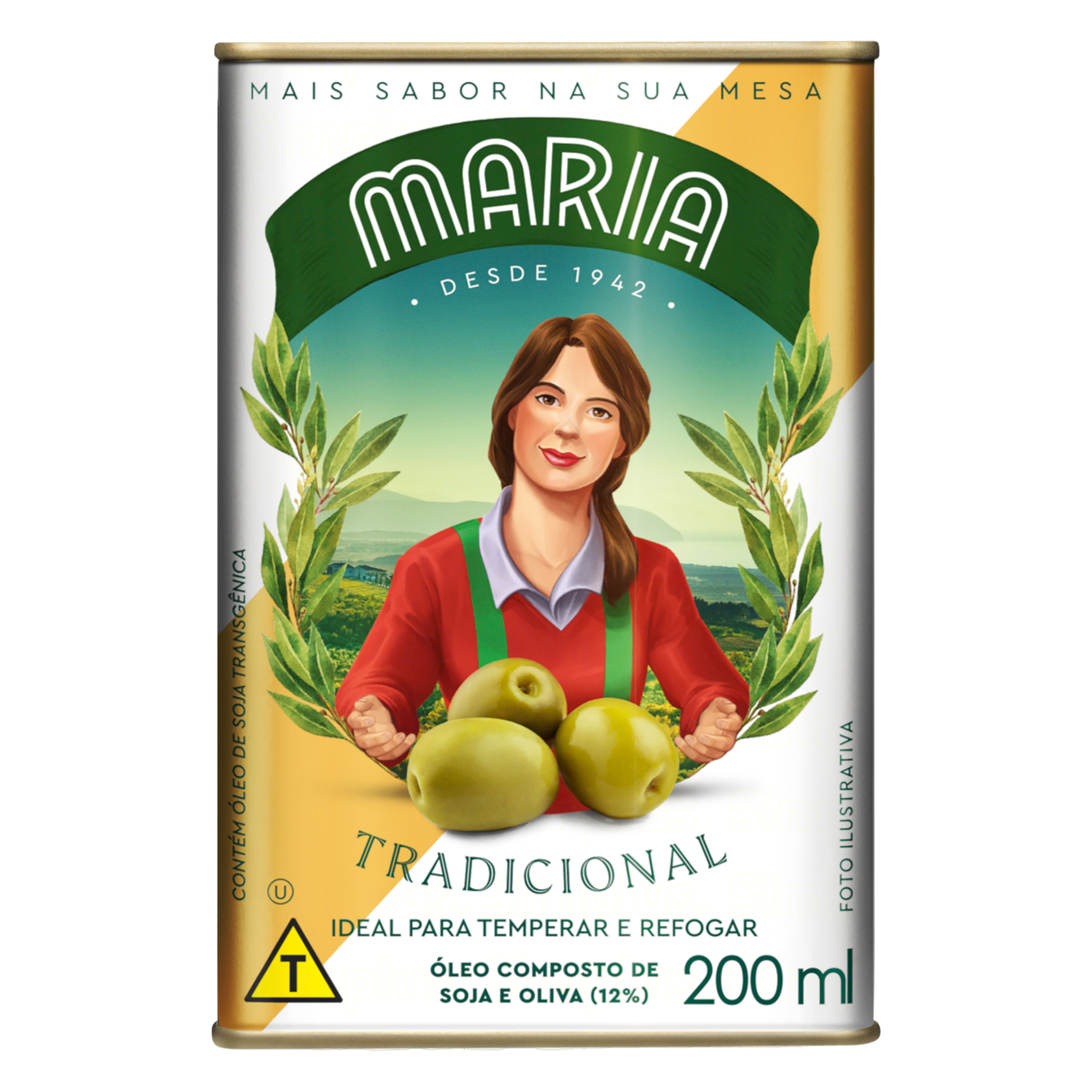 imagem de OLEO COMP SOJA MARIA TRADICIONAL LT 200ML