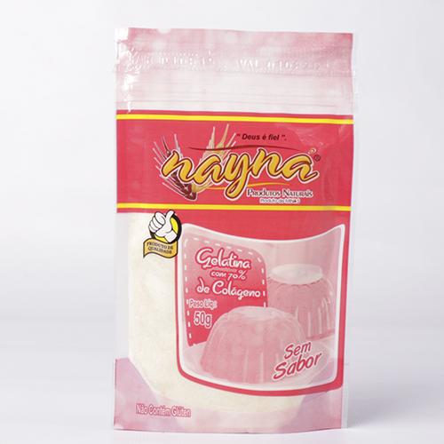 imagem de GELATINA 70% COLAGENO NAYNA 50G