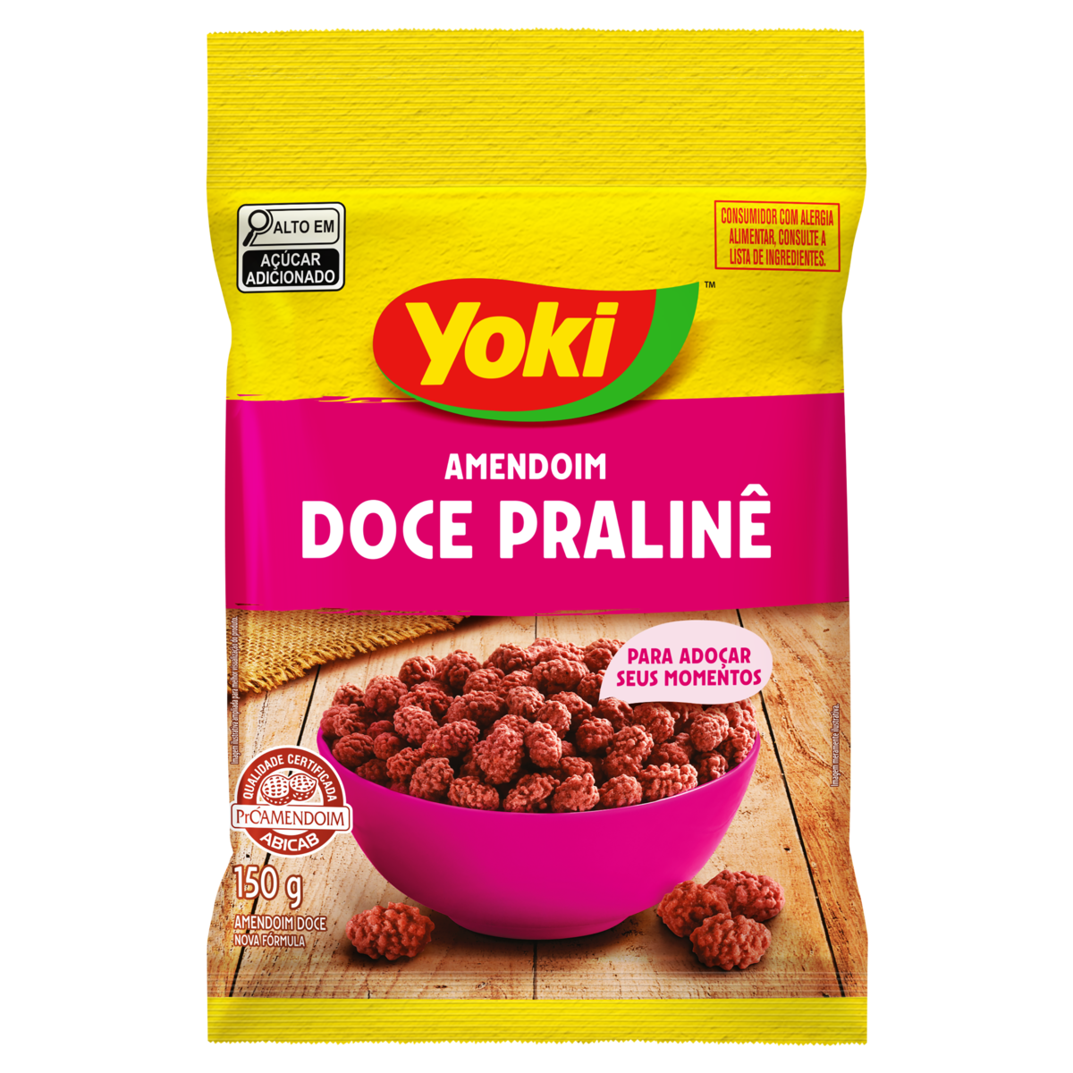 imagem de AMENDOIM  DOCE PRALINE YOKI 150G