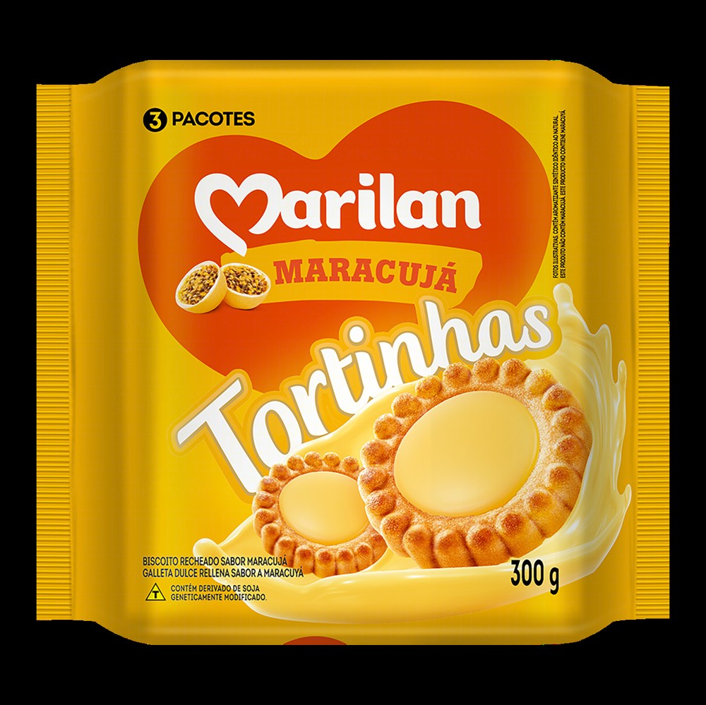 imagem de BISC MARILAN TORTINHA 300G MARACUJA