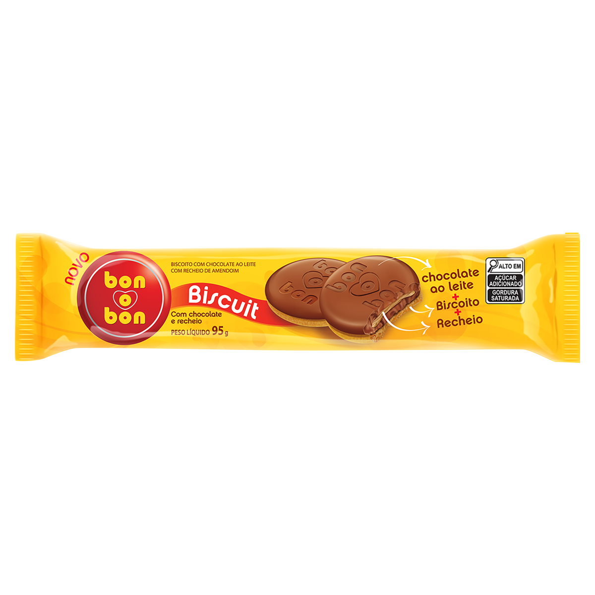 imagem de BISC ARCOR BISCUIT CHOC 95G