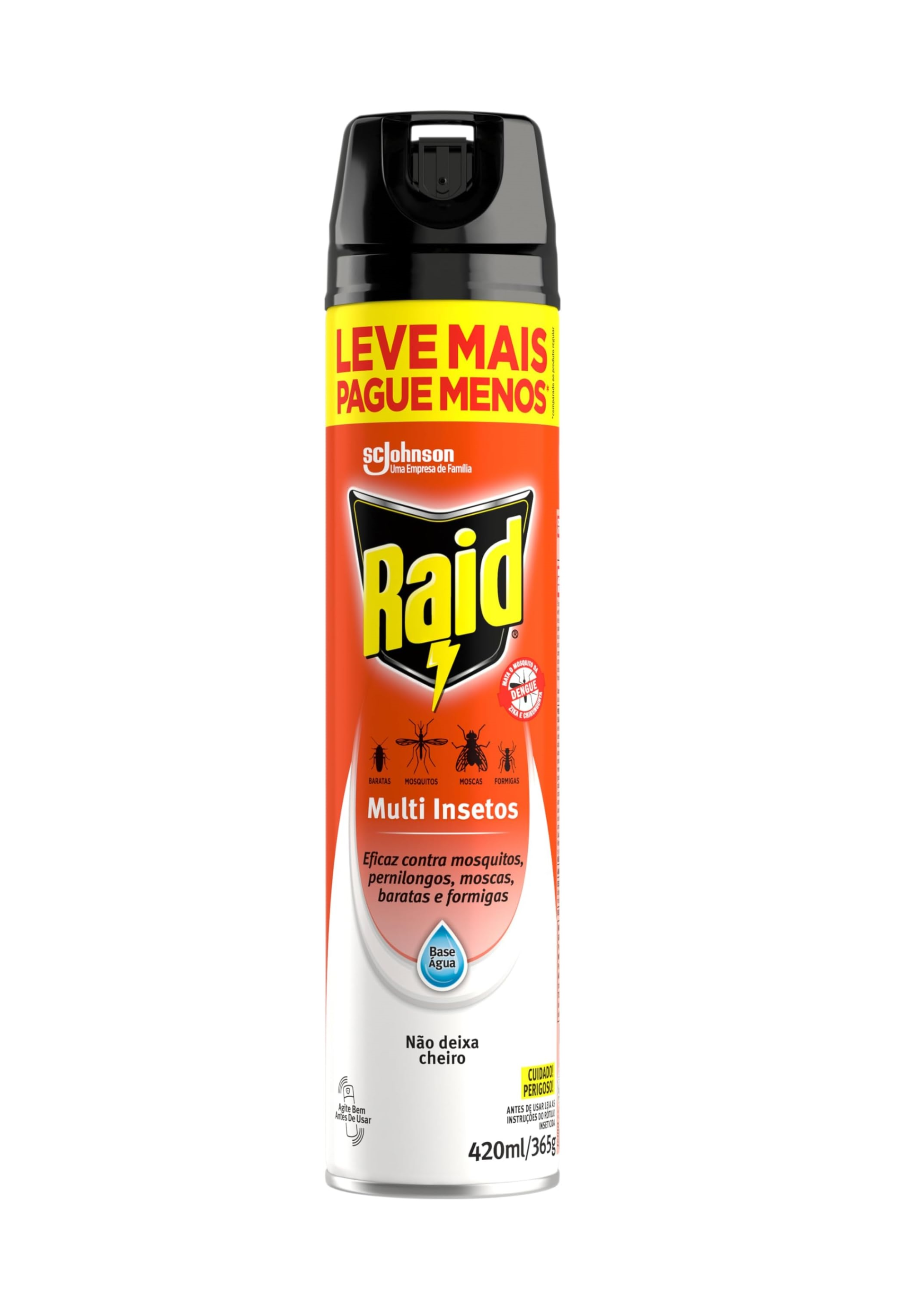 imagem de INSET AER RAID BASE AGUA  420ML