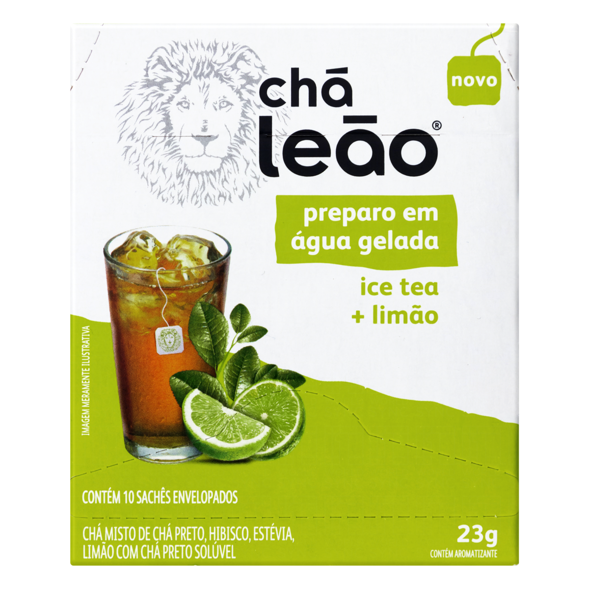 imagem de CHA LEAO MATTE GELADO ICE TEA+LIMAO 23G
