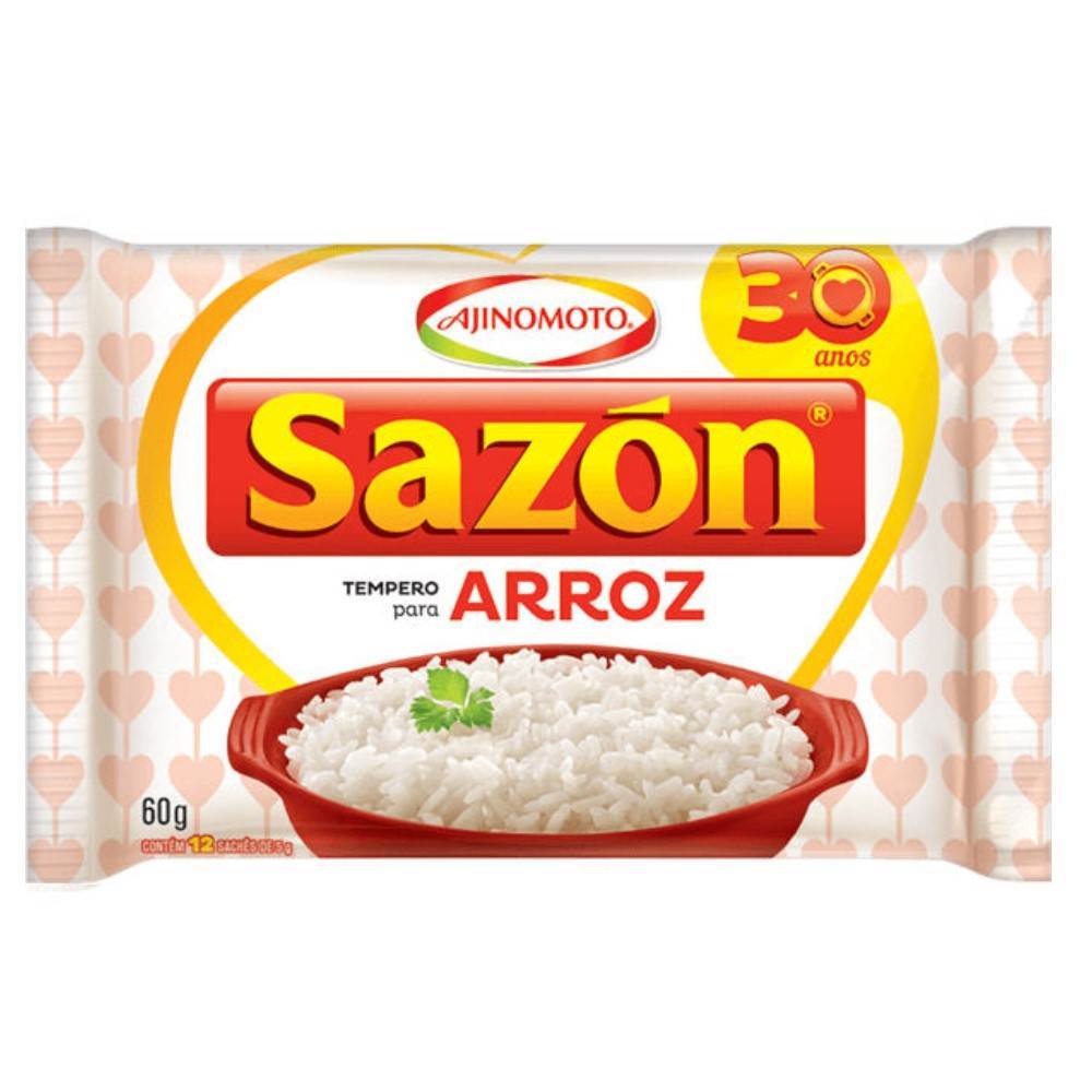imagem de TEMP SAZON BRANCO ARROZ 60G