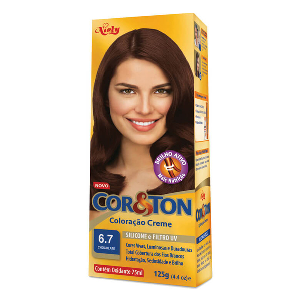 imagem de TINT PERM COR E TON KIT CR 125G 6.7 CHOC