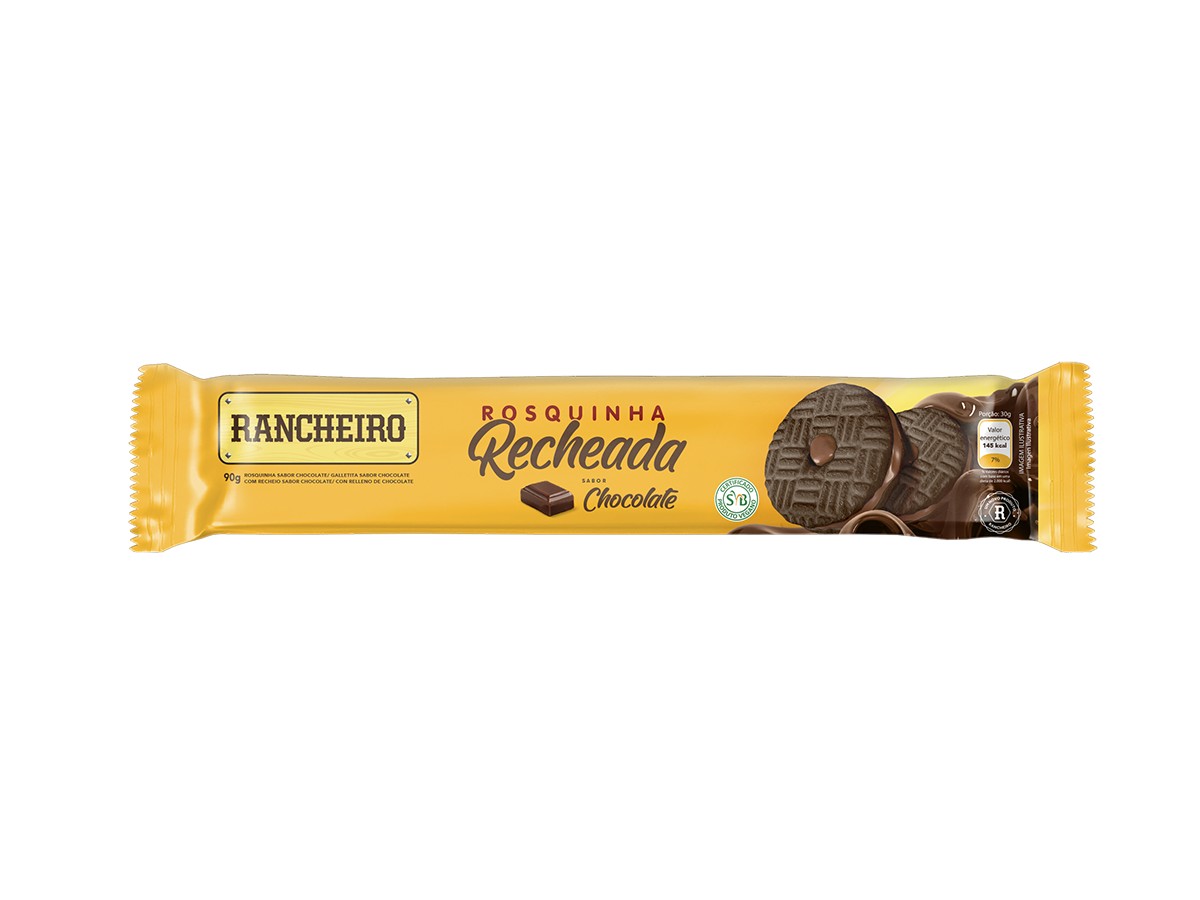 imagem de BISC RECH RANCHEIRO CHOC 90G