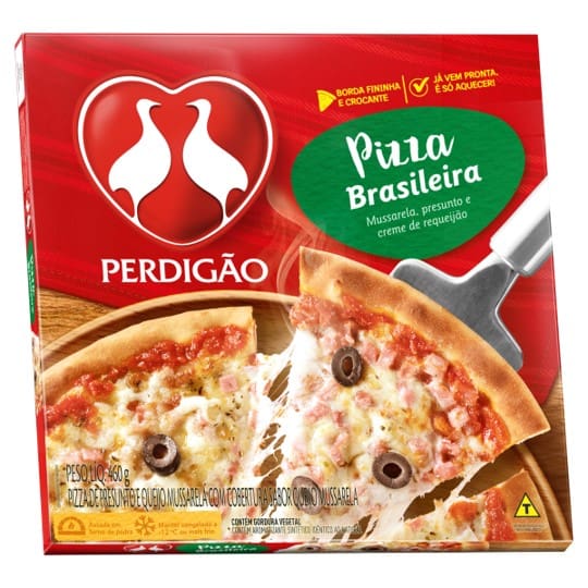 imagem de PIZZA PERDIGAO BRASILEIRA 460G