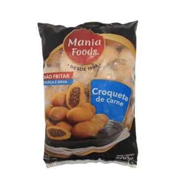 imagem de SALG CROQUETE DE CARNE MANIA FOODS CONG 500G