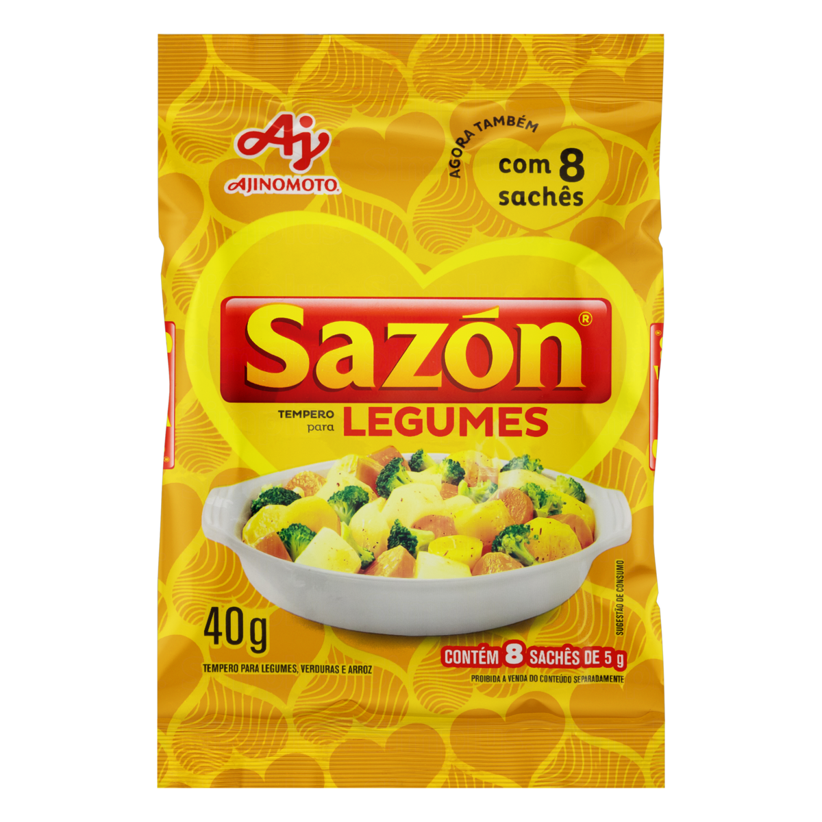 imagem de TEMP SAZON AMARELO LEGUMES 40G