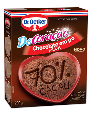 imagem de CHOCOLATE EM PO OETKER 200GR 70% CACAU