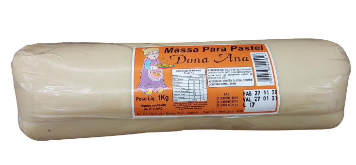 imagem de MASSA PASTEL DONA ANA ROLO 1KG