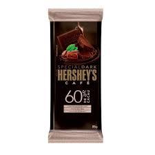 imagem de CHOC HERSHEYS BARRA  DARK CAFE CROC 85G